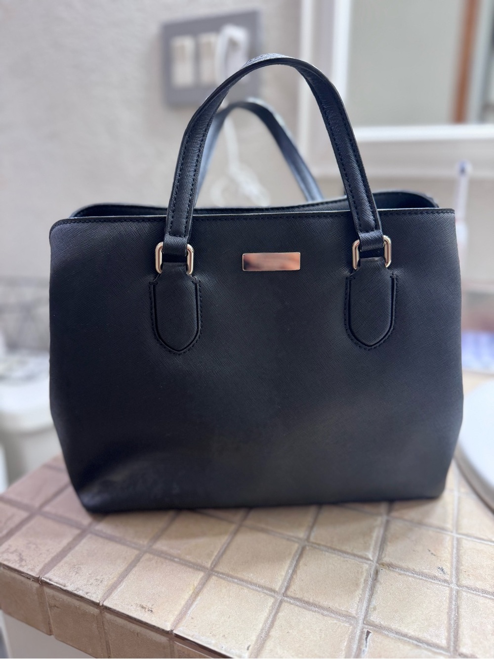 Kate Spade Black Tote Handbag